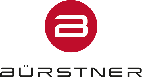 Bürstner Logo. Bürstner ist ein deutscher Hersteller von Wohnmobilen und Wohnwagen.